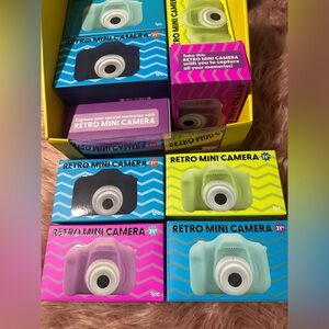 2PCS Retro Y2K Mini Camera With USB Charging Cable